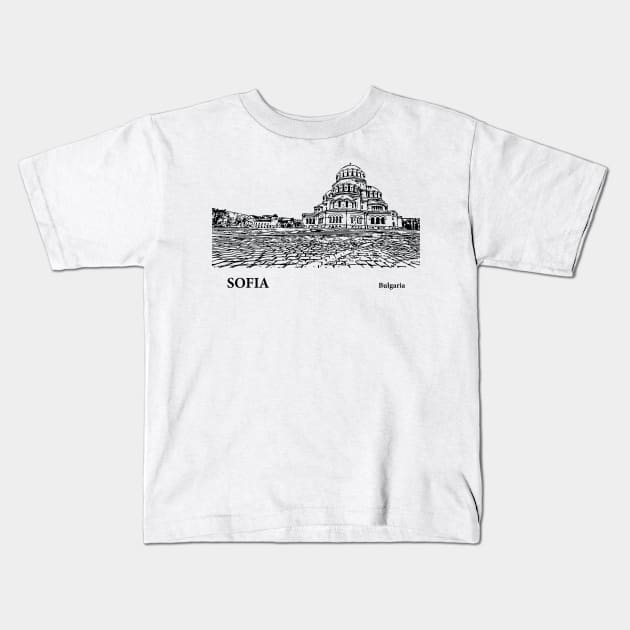 Sofia - Bulgaria Kids T-Shirt by Lakeric